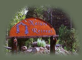 welcome sign at the retreat.